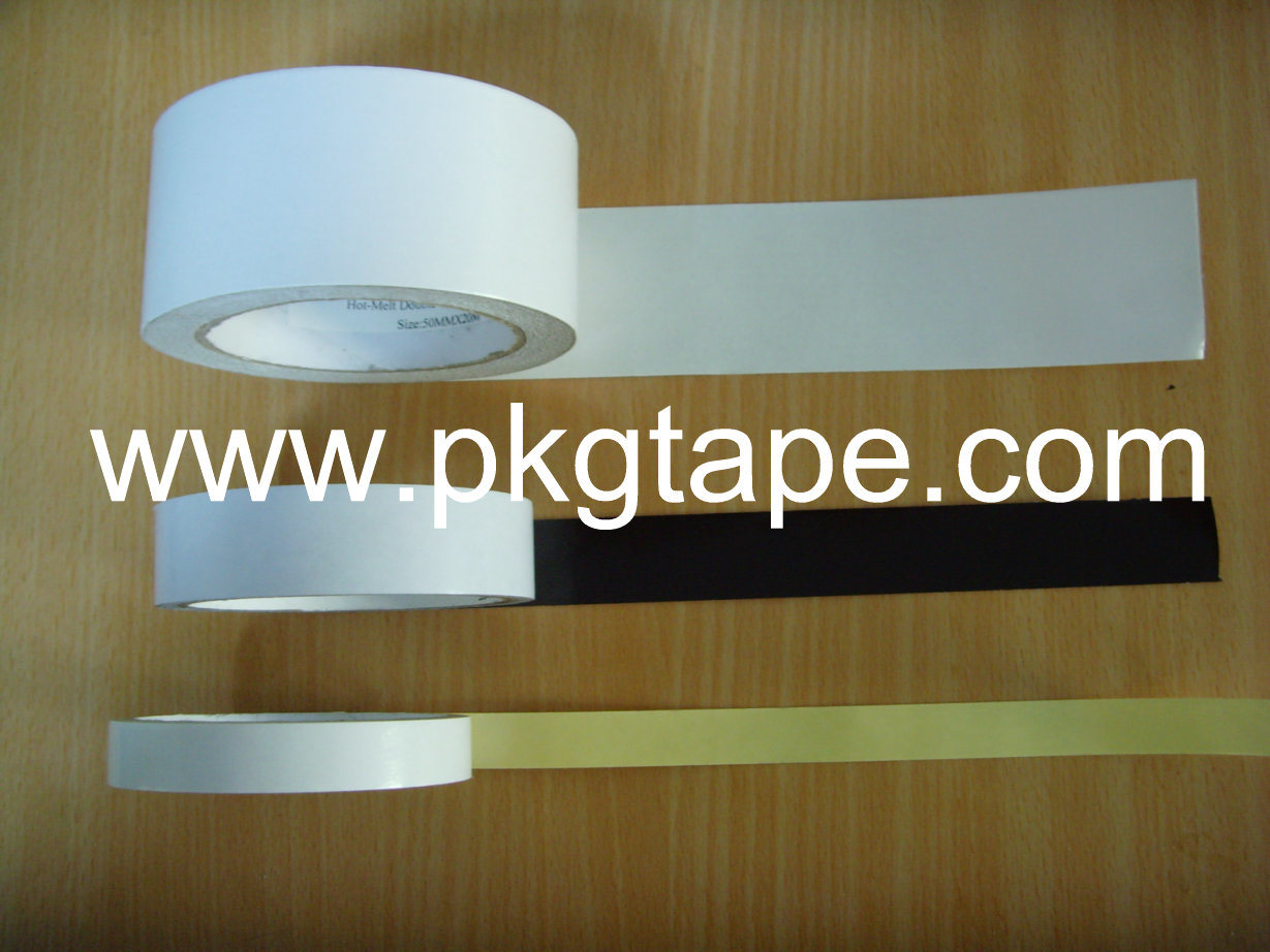 Double sided tissue tape in high temperatuer, high heat resistance