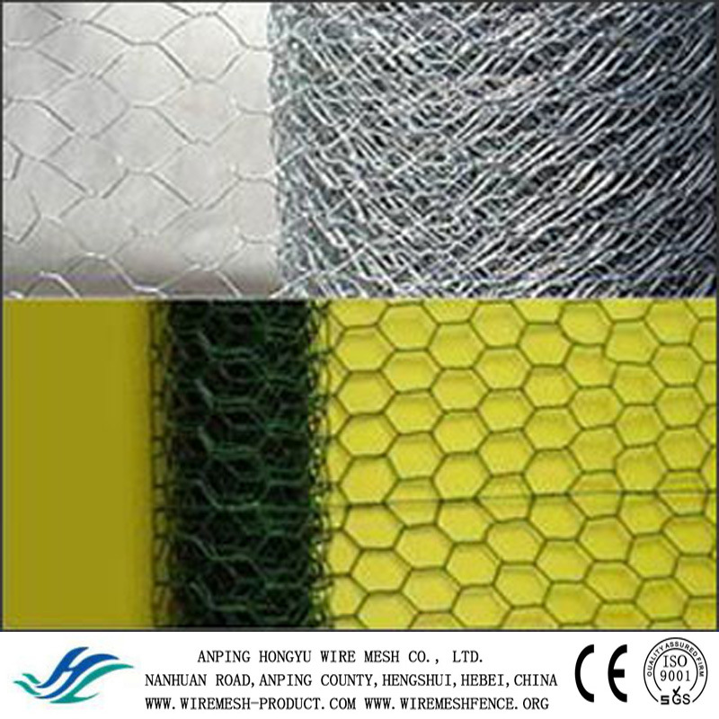 Galvanized Hexagonal Wire Netting in Normal or Reverse Twist