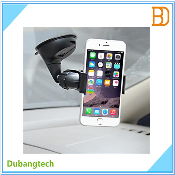S042 Car Mount Clip Phone Holder, Suction Cup Phone Stand