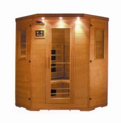 Hemlock or Cedar Wooden Sauna Room for 2 People