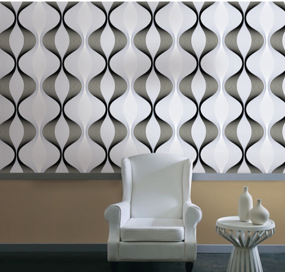 New Deep Embossed Fashion Wall Paper