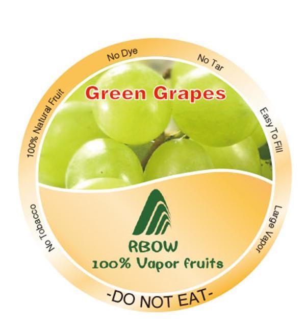 2015 Green Grape Flavor Rbow Fruit Shisha for Hookah