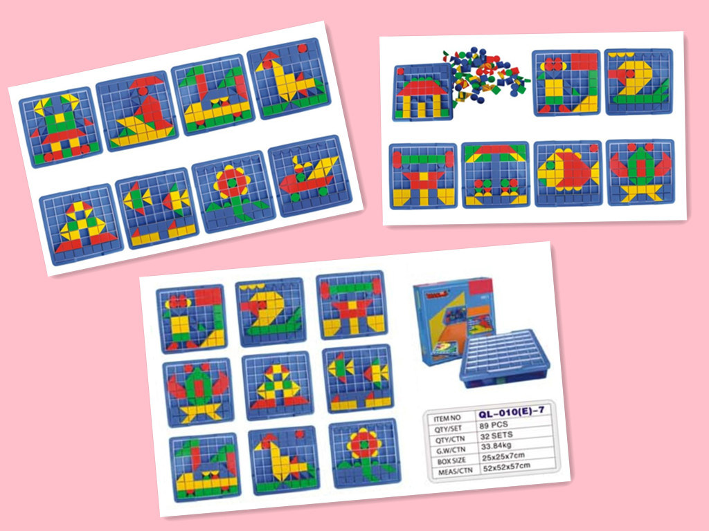 Big Mosaic 3D Puzzle Toys Plastic Toys (QL-101(E)-7)