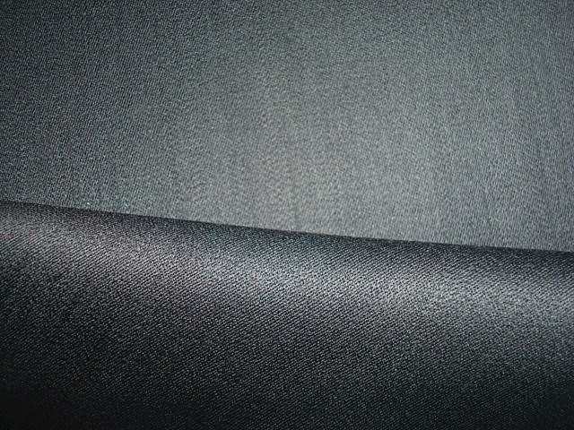 Wool Polyester Slub Twill Fabric