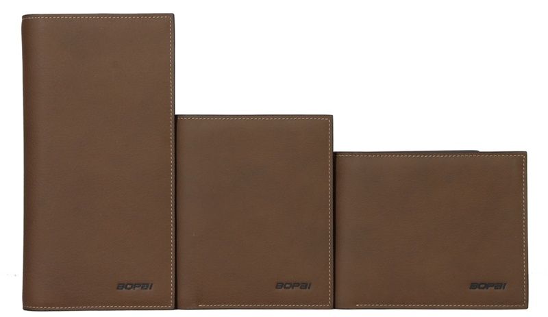Men's Brown Genuine Leather Bag Wallet