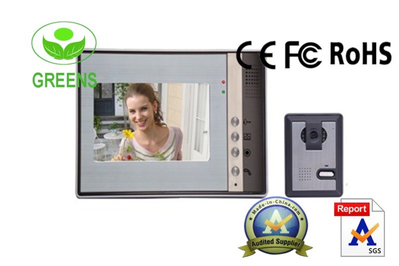 Video Recording Video Doorbell with SD DVR 7 Inch Color DVR Video Door Phone (GVDP802MADVR)