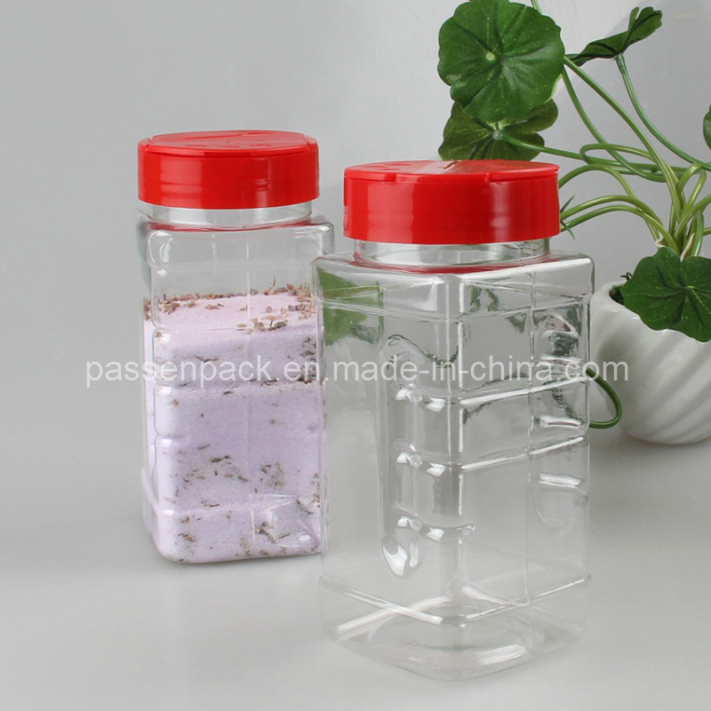 16oz Food Grade Pet Condiment Jar with Screw Cap (PPC-PSB-77)