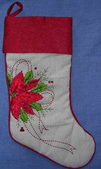 New Design Fabric Christmas Stocking with Logo