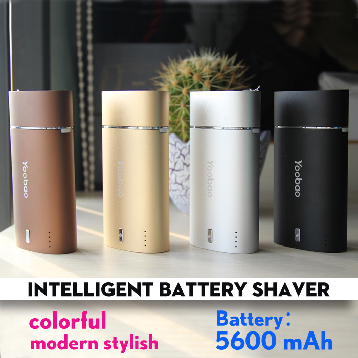 Shaving Personal Care Yoobao Intelligent Battery Shaver with Power Bank