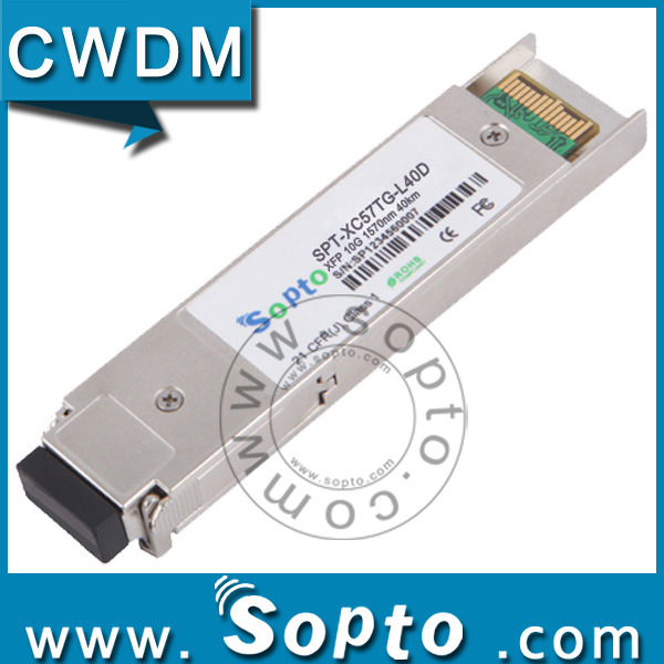 Fibre Optics CWDM XFP 10GB 40km Transceiver 1550nm (SPT-XC55TG-40D)