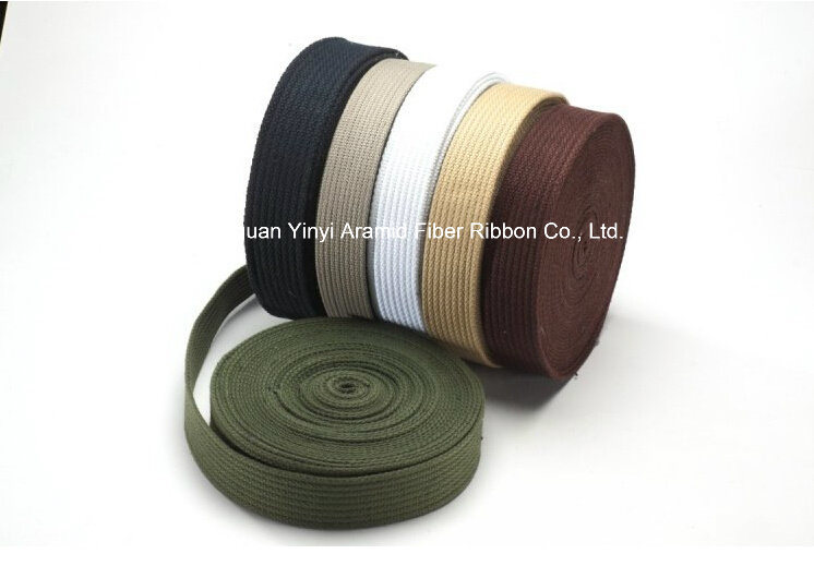 3.8cm Polyester Cotton Webbing for Garment Accessories