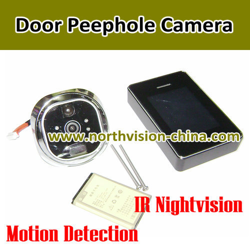 PIR Digital Peephole Video Doorbell with Night Vision, Video Recording