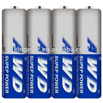 R6 Dry Battery AA Size, 1.5V Batteries, Um-3 Carbon Zinc Battery
