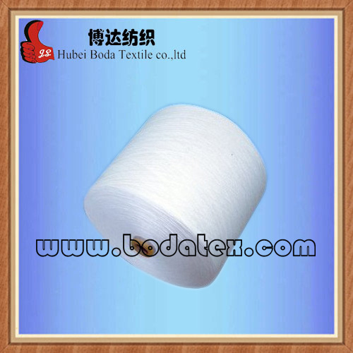 Polyester Spun Yarn Polyester Yarn Optical White Cone Yarn