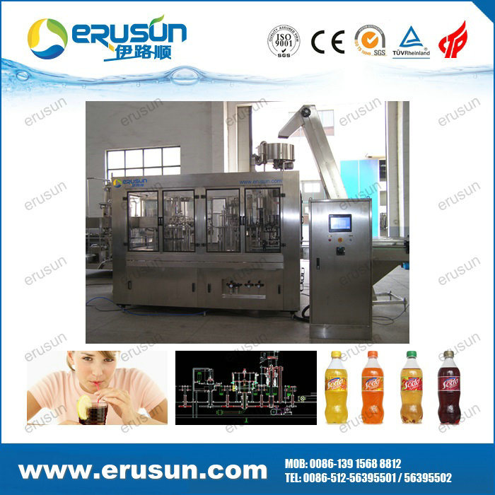 Carbonated Water Automatic Filling Capping Machinery