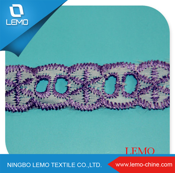 New Embroidery Water Soluble Lace Trim Chemical Lace
