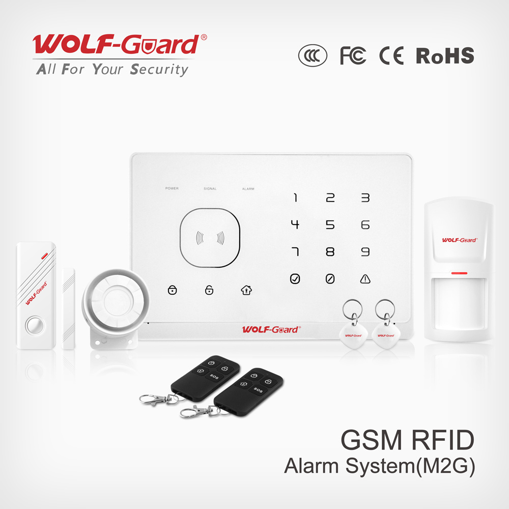 Best Seller GSM Alarm System with APP and RFID