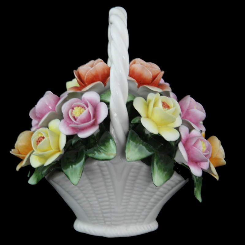 Ceramic Gift Artificial Wedding Flowers Home Decoration (YH699)
