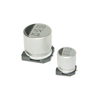 SMD Aluminum Electrolytic Capacitors with Shelf Lifespan of 1, 000 Hours at Wide Temp 125° C