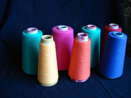 Semi- Worested Yarn Spun Silk/Cotton