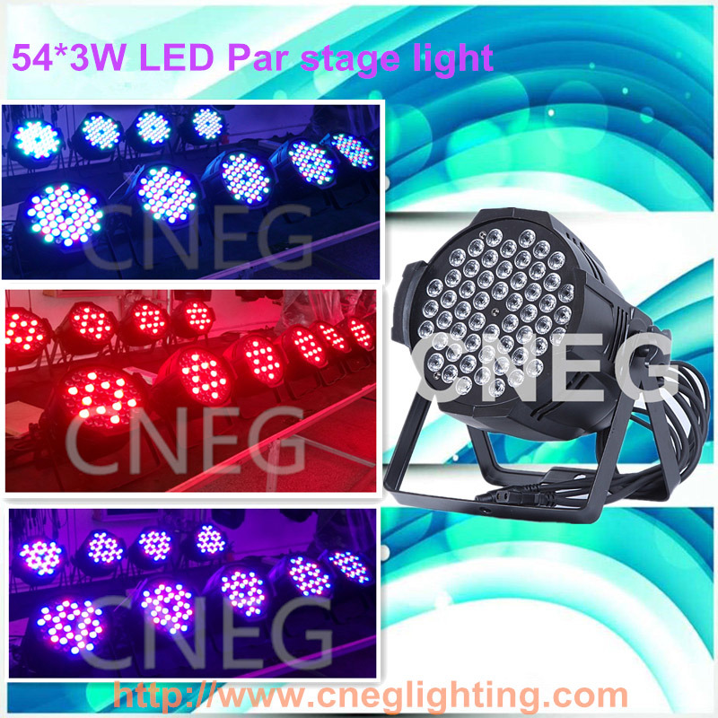 54*3W Non-Waterproof LED PAR Light with Strong Stage Effect