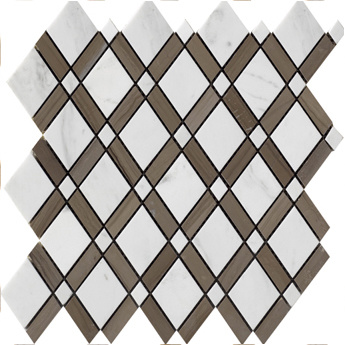 2015 Unique Design Slate Mosaic Floor Tile Decoration (S 1781)