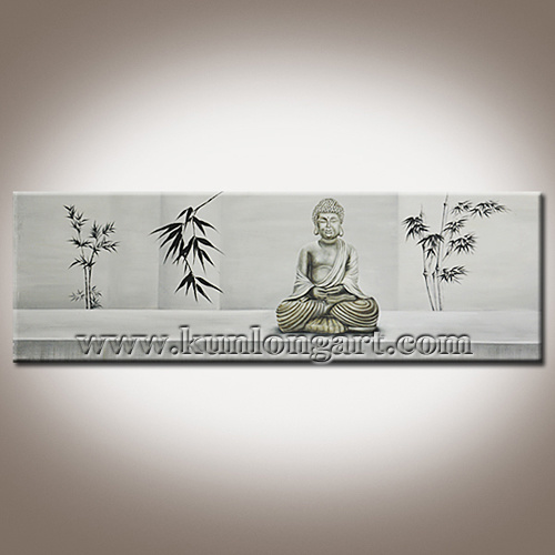 Hand-Painted Buddha Painting Religion Oil Painting Home Decoration
