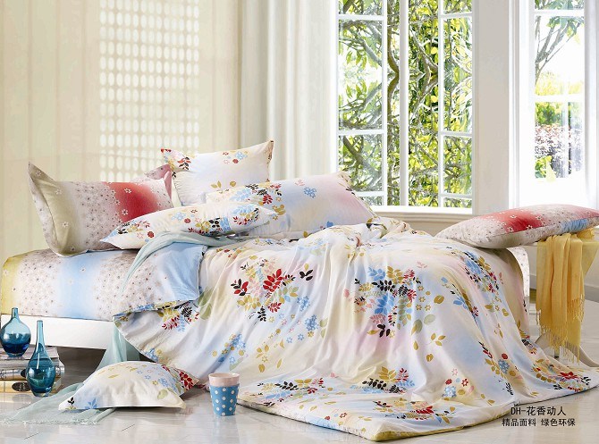 Bed Linen-100%Cotton Fabric with Printing
