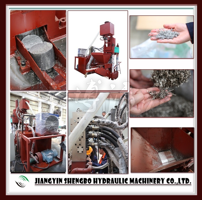 Hydraulic Scrap Aluminum Briquette Press Briquetting Machine
