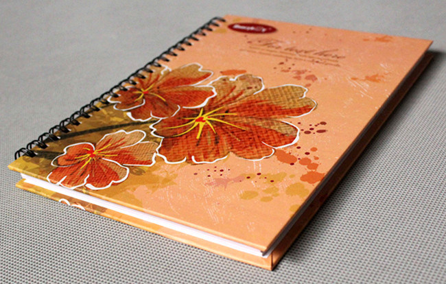 Students Colored Hardcover Spiral Notebook of Stationery