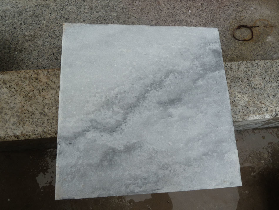 Flamed Cloudy Grey Marble for Flooring Tile