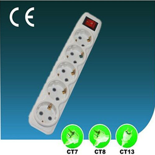 Electrical Extension Switch EU Plug Socket Outlet