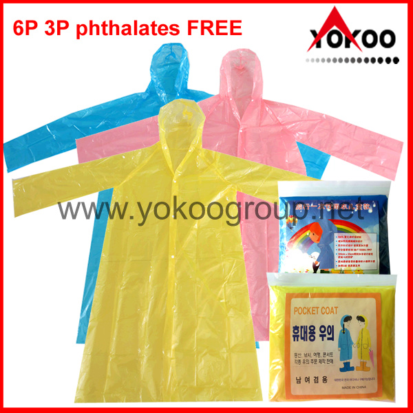 Emergency Raincoat for Camping Hiking Travel (YB-2118)