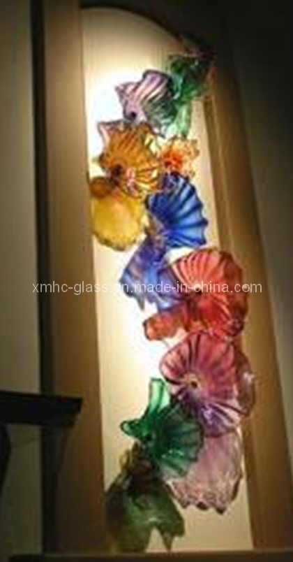 Glass Plate Art Wall Decoration Lighting