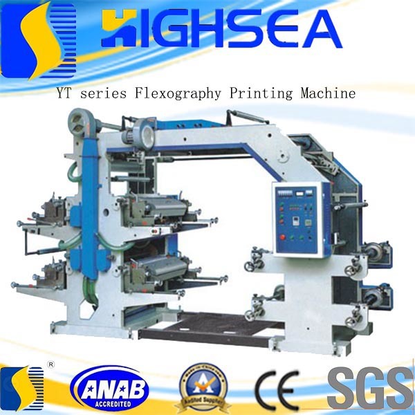 Hs Best Price 4 Color Flexographic Printing Machinery