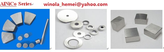 High Quality Different Size AlNiCo Permanent Magnet Custom