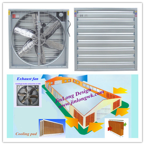 Weight Balance Exhaust Fan for Poultry and Green House with CE Certificate