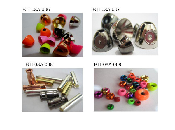 Brass Tube Fly, Brass Ball Beads (BTI-08A-006)