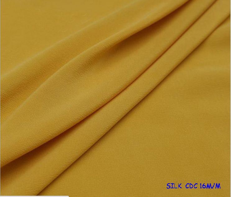 Silk Crepe De Chine Fabric; 16m/M Width: 114cm/140cm