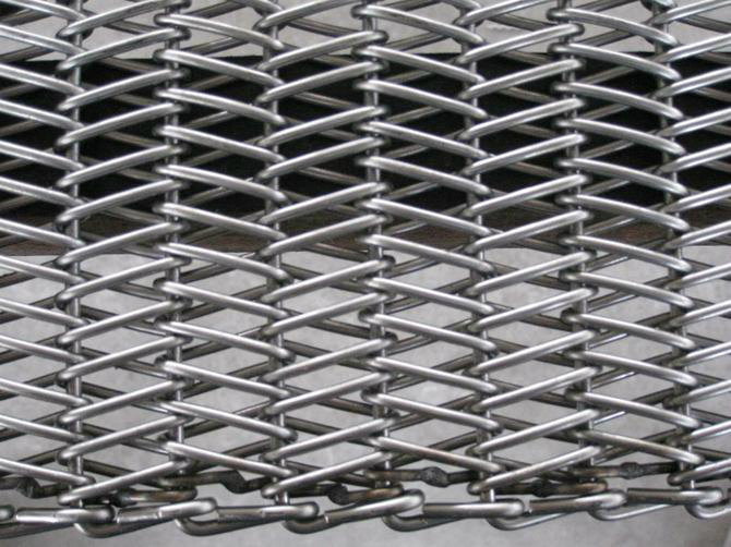 ISO Certified Stainless Steel Conveyor Mesh Belt (JH-119)