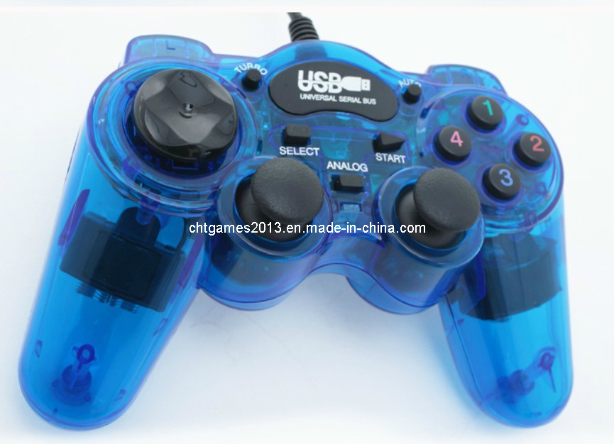 Wired PC Game Controller (SP1505-Blue)