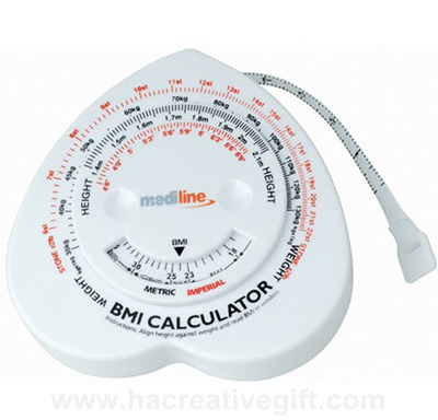 Promo Heart BMI Health Calculator Band Tape