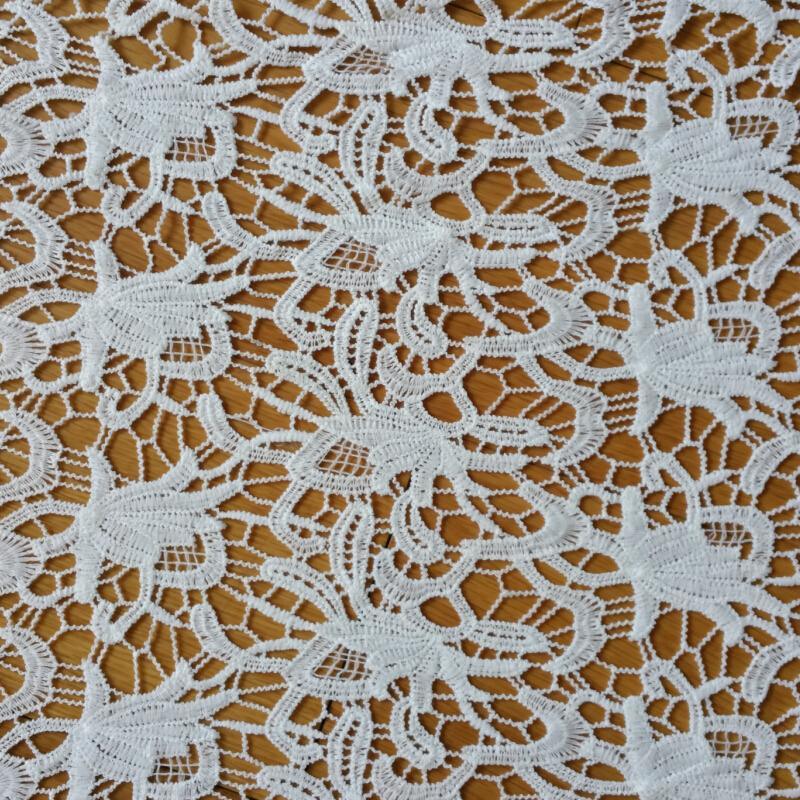 Poly Milky Yarn Crochet Lace Embroidery