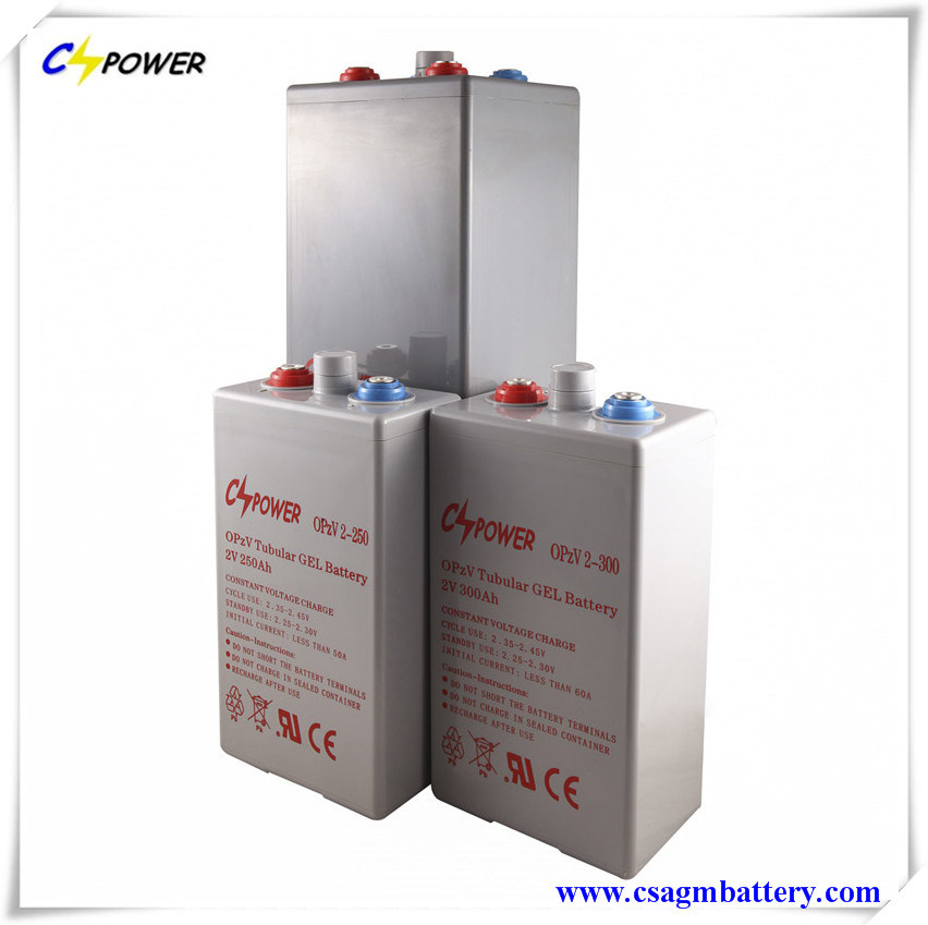 Chinese Supplier Opzv Gel Battery 2V2500ah with 3 Years Warranty