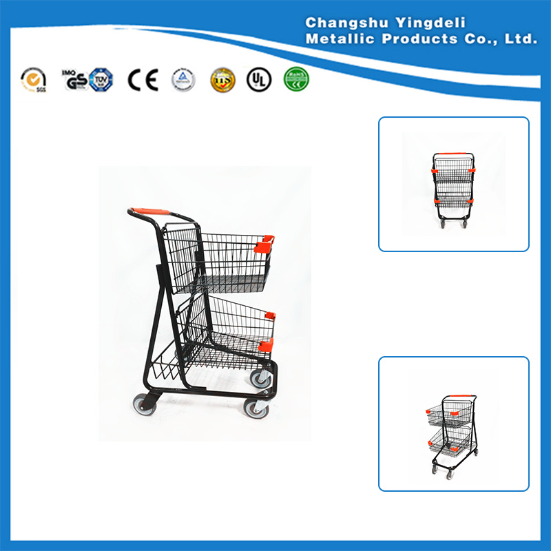 Cart for Supermarket/Basket Shopping Trolley for KTV/Trolley for Shopping