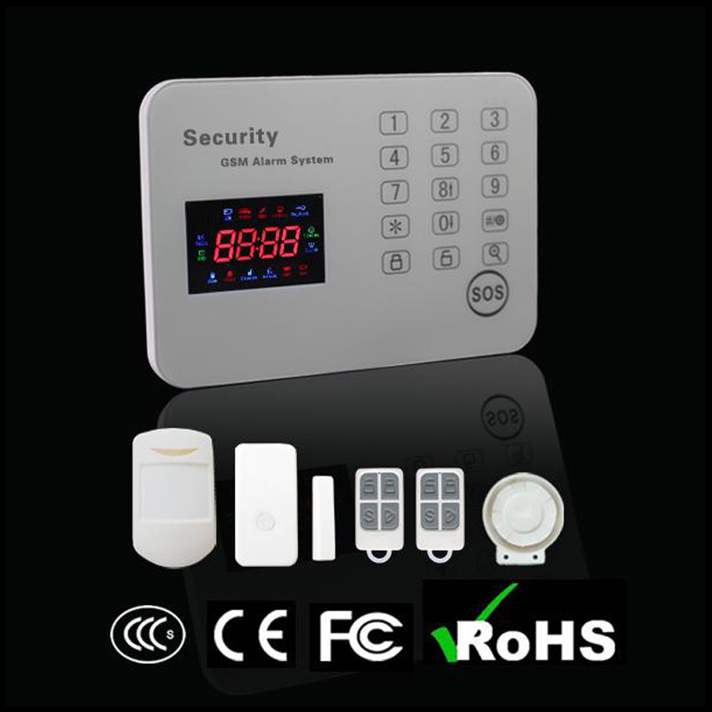 Home GSM Intruder Security Alarm System with Touchkeypad Screen