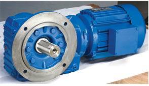KF97 Helical Bevel Gearbox with Motor