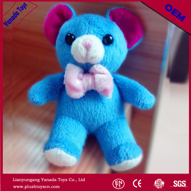 12cm Blue Teddy Bear Stuffed Kids Toys