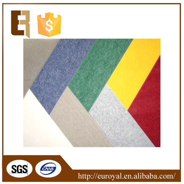 Suzhou Euroyal 100% Polyester Wholesale Acoustic Ceiling Board for Office