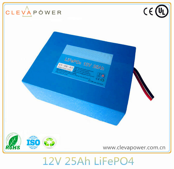 12V Lithium Ion 25ah Rechargeable Battery